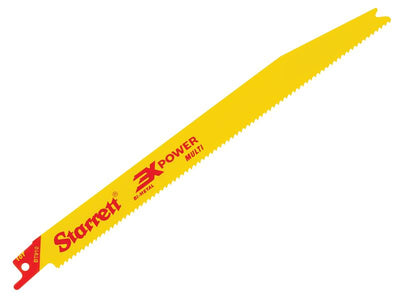 Starrett BT910-5 Bi-Metal Reciprocating Blade, Tapered 228mm 10 TPI (Pack 5) – – Now available at MTN Shop UK.