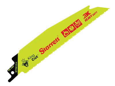 Starrett BTR61014-5 Bi-Metal King Cut™ Demolition Blade 152mm 10-14 TPI (Pack 5) – – Now available at MTN Shop UK.