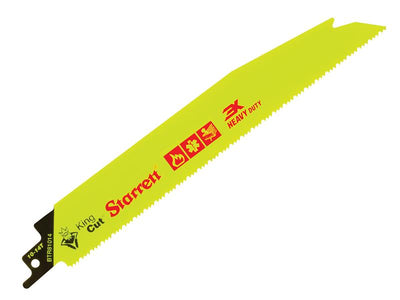 Starrett BTR81014-5 Bi-Metal King Cut™ Demolition Blade 203mm 10-14 TPI (Pack 5) – – Now available at MTN Shop UK.