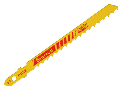 Starrett BU36-5 Wood Cutting Jigsaw Blades Pack of 5 – – Now available at MTN Shop UK.