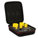 Starrett KDC05021 Deep Cut Bi-Metal Electrician's Holesaw Kit, 7 Piece
