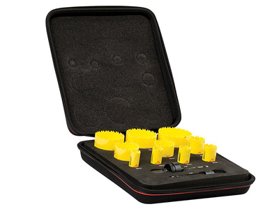Starrett KDC10021 Deep Cut Bi-Metal Deluxe Electrician's Holesaw Kit, 12 Piece – – Now available at MTN Shop UK.