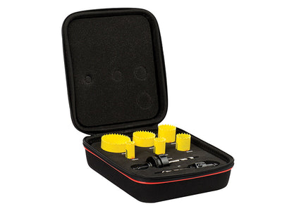 Starrett KFC06021 Fast Cut Bi-Metal Electrician's Holesaw Kit, 8 Piece – – Now available at MTN Shop UK.