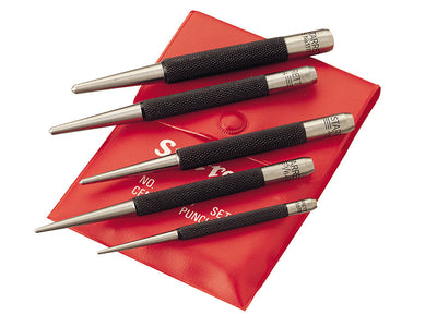 Starrett S117PC Centre Punch Set, 5 Piece – – Now available at MTN Shop UK.