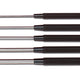 Starrett S248PC Long Pin Punch Set 5 Piece