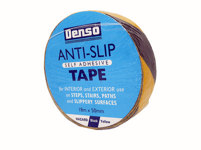 Sylglas Anti-Slip Tape 50mm x 18m Black & Yellow Hazard – – Now available at MTN Shop UK.