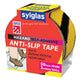 Sylglas  Anti-Slip Tape 50mm x 3m Black & Yellow Hazard