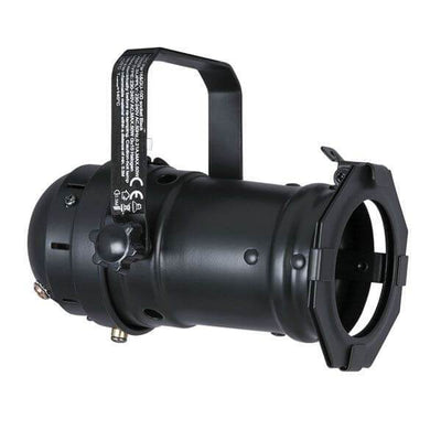 Showtec Par Can 16 GU10 (Black) – Showtec Par16 can also be placed on the stage floor or mounted to truss by a clamp for stage lighting. Max. Capacity: 50W; Power Supply: 230V – Now available at MTN Shop UK.