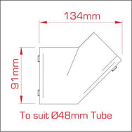 Doughty Angle Tee 45 deg. Spec - imagen 3