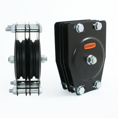 Doughty Double Sheave Pulley