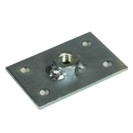 Doughty Scenery Fixings - Boss Plate – The boss plate with ⌀6mm fixing holes provides an M10 fixing for a bolt. Designed as a flush stage fixing for stage braces. Low Price. Good Quality. Fast Delivery. – Now available at MTN Shop UK.