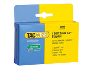 Tacwise 140 Heavy-Duty Staples 12mm (Type T50 G) (Pack 2000) – – Now available at MTN Shop UK.