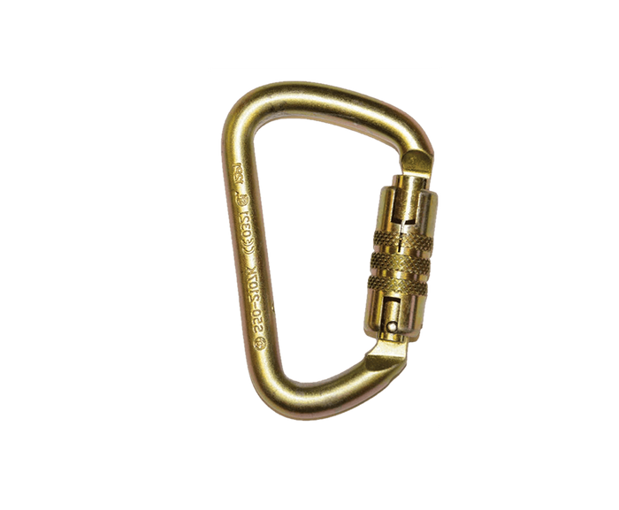 Guardian 11mm Steel Triple Lock Karabiner