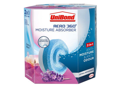 UniBond Aero 360 Moisture Absorber Lavender Garden Refills (Pack 2) – – Now available at MTN Shop UK.