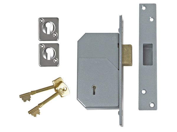 UNION 3G110 C Series 5 Detainer Deadlock 73mm Satin Brass – – Now available at MTN Shop UK.