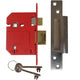 UNION  StrongBOLT 2200S BS 5 Lever Mortice Sashlock Satin Chrome 81mm Visi