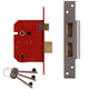UNION  2234E 5 Lever BS Mortice Sashlock Plated Brass Finish 79.5mm 3 in Visi