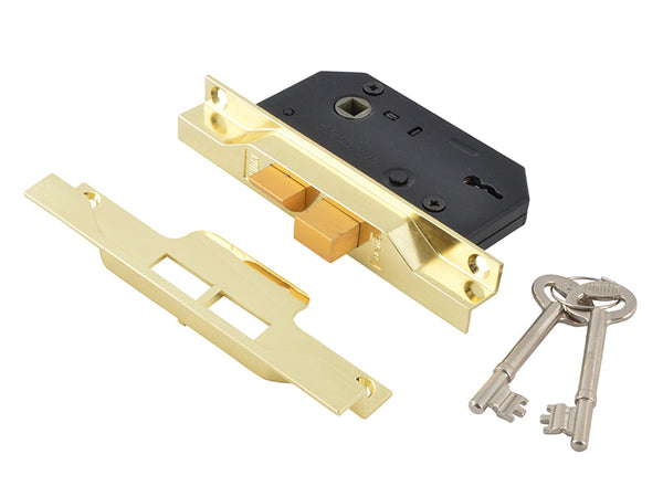 UNION 2242 2 Lever Mortice Rebated Sashlock Electro Brass 65.5mm 2.5in Visi – – Now available at MTN Shop UK.