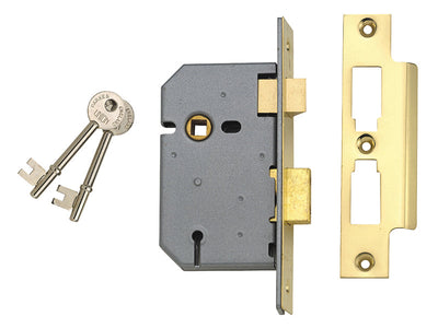 UNION 2277 3 Lever Mortice Sashlock Polished Brass 65mm 2.5in Box – – Now available at MTN Shop UK.