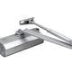 UNION  CE3F Fixed Size 3 Rack & Pinion Door Closer Silver