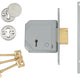 UNION  3G114E 5 Lever Mortice Deadlock C-Series 67mm 2.5in Satin Chrome