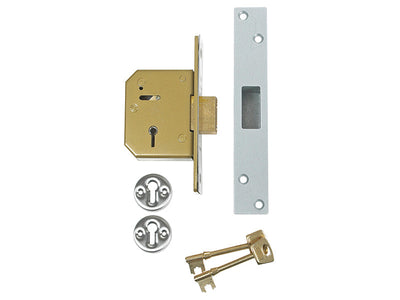 UNION 3G115 C Series 5 Lever Deadlock 67mm 2.5in Satin Brass – – Now available at MTN Shop UK.