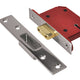UNION  StrongBOLT 2105S Stainless Steel 5 Lever Mortice Deadlock Visi 68mm 2.5in