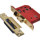 UNION  StrongBOLT 22WCS Mortice Bathroom Lock Polished Brass 68mm 2.5in Visi