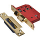 UNION  StrongBOLT 22WCS Mortice Bathroom Lock Polished Brass 81mm 3in Visi