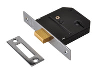 UNION ES-DL Essentials 3 Lever Mortice Deadlock Polished Brass 65mm 2.5in Visi – – Now available at MTN Shop UK.