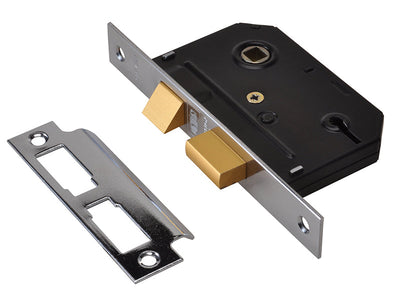 UNION ES-SL Essentials 3 Lever Mortice Sashlock Chrome 65mm 2.5in Visi – – Now available at MTN Shop UK.