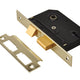 UNION  ES-SL Essentials 3 Lever Mortice Sashlock Polished Brass 79mm 3in Visi