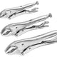 IRWIN Vise-Grip  Curved Jaw Locking Pliers Set of 3 (5CR/7CR/10CR)