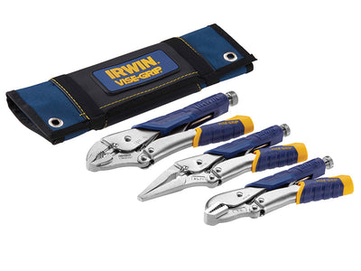 IRWIN Vise-Grip Fast Release™ Locking Pliers Set of 3 7R 9LN & 10WR – – Now available at MTN Shop UK.