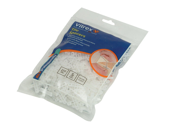 Vitrex Floor Tile Spacers 4mm (Pack 500) – – Now available at MTN Shop UK.