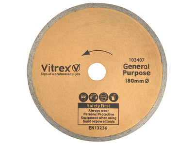Vitrex Standard Diamond Blade 180mm – – Now available at MTN Shop UK.