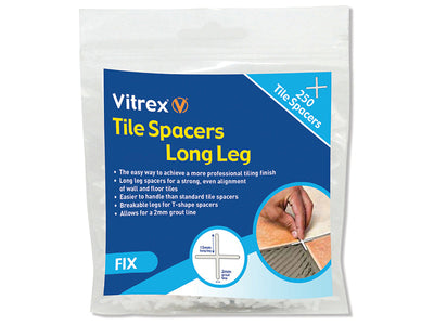 Vitrex Long Leg Spacer 3mm (Pack 250) – – Now available at MTN Shop UK.