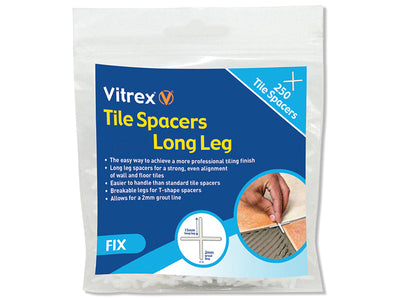 Vitrex Long Leg Spacer 4mm (Pack 250) – – Now available at MTN Shop UK.