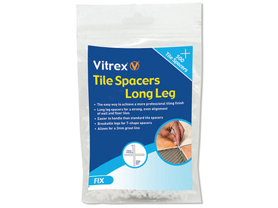 Vitrex Long Leg Spacer 4mm (Pack 500) – – Now available at MTN Shop UK.