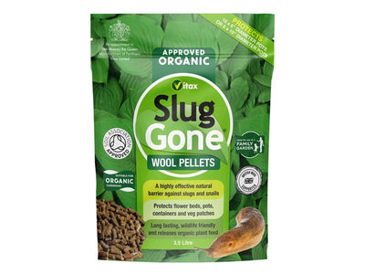 Vitax Slug Gone Wool Pellets 3.5 litre – – Now available at MTN Shop UK.
