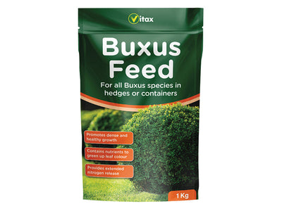 Vitax Buxus Feed 1kg Pouch – – Now available at MTN Shop UK.