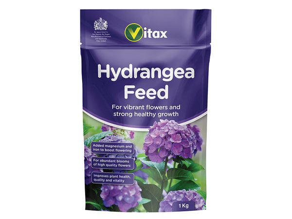 Vitax Hydrangea Feed 1kg Pouch – – Now available at MTN Shop UK.