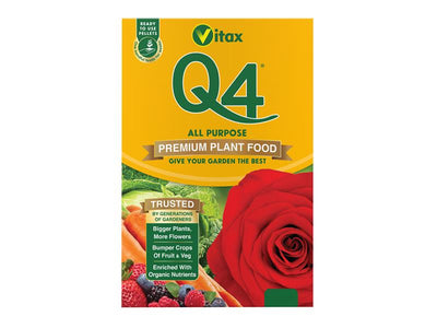 Vitax Q4 Pelleted Fertilizer 0.9kg Box – – Now available at MTN Shop UK.