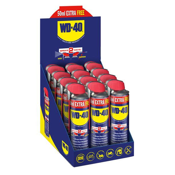 WD-40® Multi-Use Smart Straw 450ml + 50ml FREE (CDU of 12)