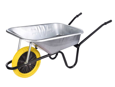 Walsall 90L Galvanised Builder's Wheelbarrow - Puncture Proof – – Now available at MTN Shop UK.