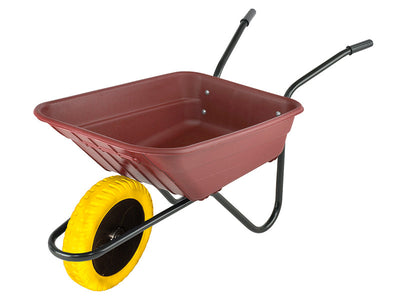 Walsall Boxed 90L Burgundy Polypropylene Wheelbarrow - Puncture Proof – – Now available at MTN Shop UK.