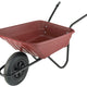Walsall  Boxed 90L Burgundy Polypropylene Wheelbarrow
