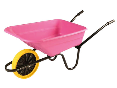 Walsall Boxed 90L Pink Polypropylene Wheelbarrow - Puncture Proof – – Now available at MTN Shop UK.