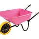Walsall  Boxed 90L Pink Polypropylene Wheelbarrow - Puncture Proof