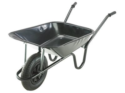 Walsall 85L Black Contractor Heavy-Duty Builder's Wheelbarrow – – Now available at MTN Shop UK.